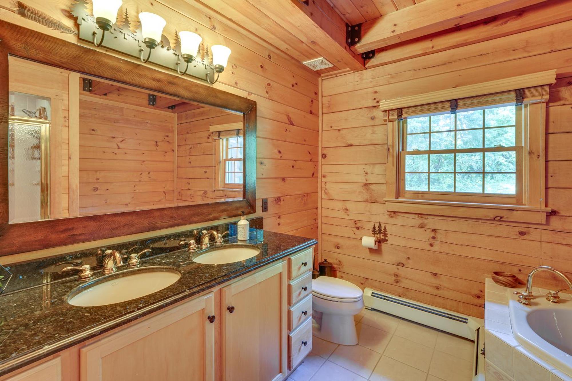 Luxury Log Cabin With Ev Charger And Mtn Views! Blairstown Dış mekan fotoğraf