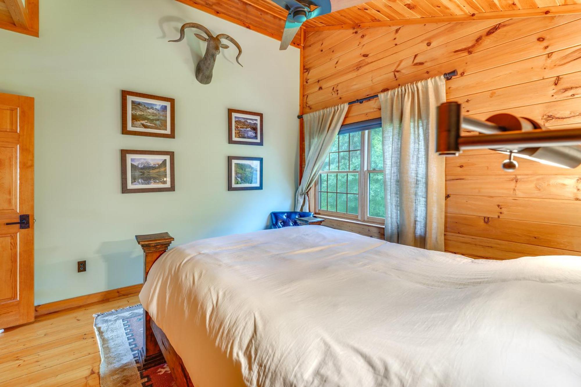 Luxury Log Cabin With Ev Charger And Mtn Views! Blairstown Dış mekan fotoğraf
