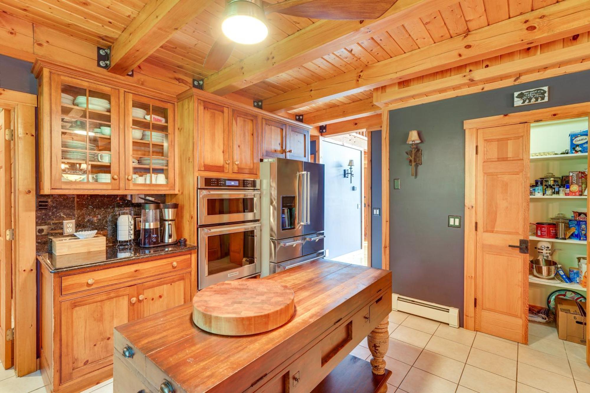 Luxury Log Cabin With Ev Charger And Mtn Views! Blairstown Dış mekan fotoğraf